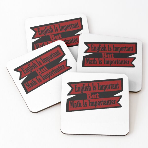 Item preview, English Is Important But Math Is Importanter designed and sold by JustBeeAwesome.