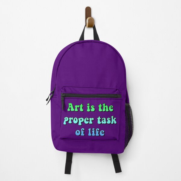 Item preview, Art is the proper task of life Nietzsche quote designed and sold by Bookup.