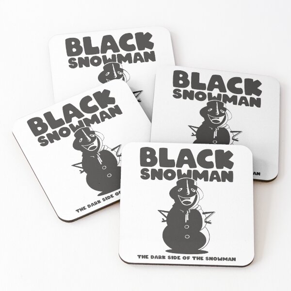 Item preview, Halloween Black Snowman - Dark Side Of The Snowman designed and sold by Scribble-Design.