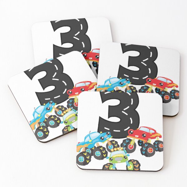 Item preview, 3rd Birthday Three Monster Trucks Number 3 Birthday Boy  designed and sold by Studio520.