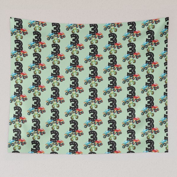 Item preview, 3rd Birthday Three Monster Trucks Number 3 Birthday Boy  designed and sold by Studio520.
