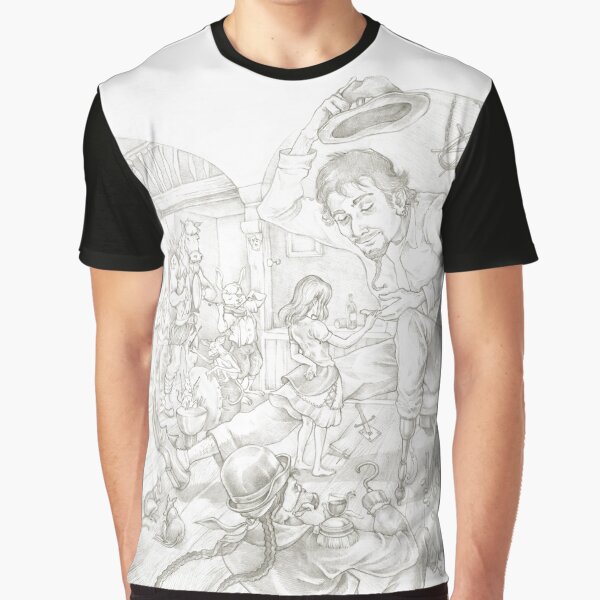 The giant and the little girl Graphic T-Shirt