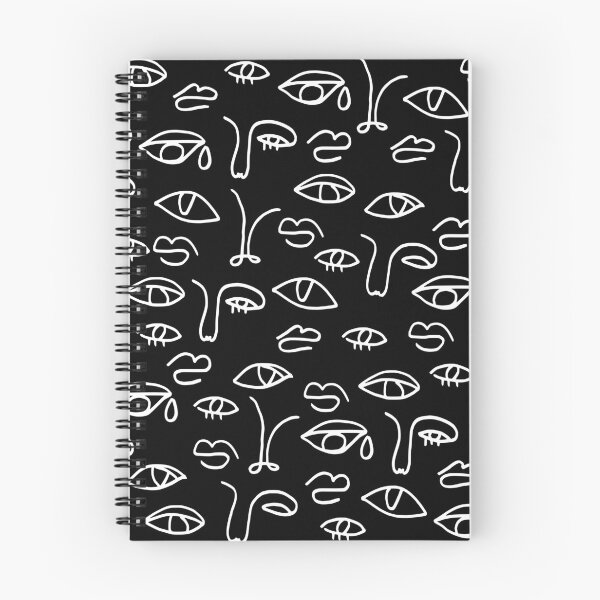 Item preview, Minimal Abstract Linear Face Pattern  designed and sold by kapotka.
