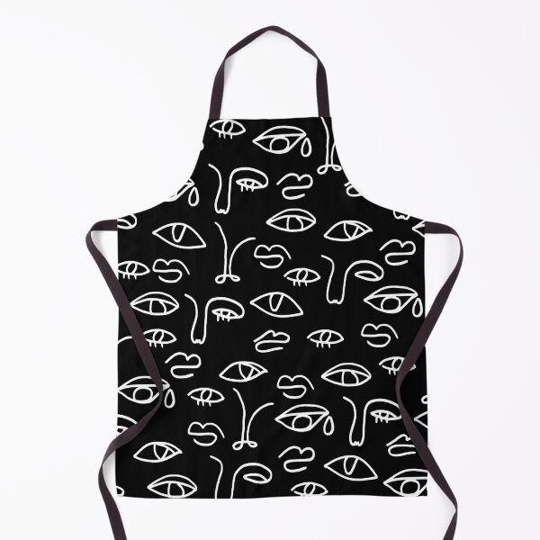 Item preview, Minimal Abstract Linear Face Pattern  designed and sold by kapotka.