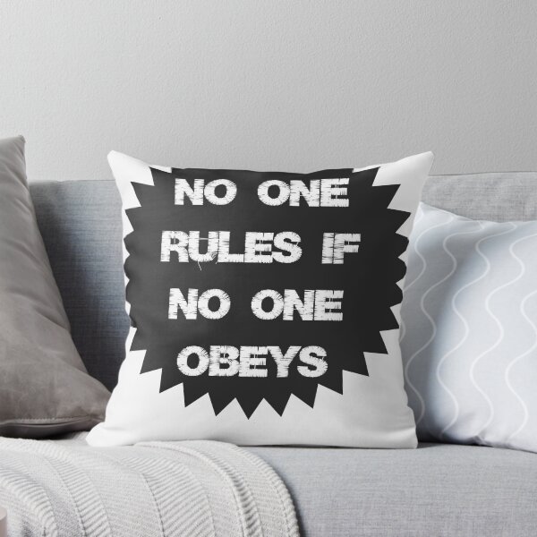 Item preview, NO ONE RULES designed and sold by Neberkenezer.