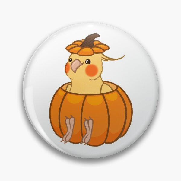 Item preview, Cockatiel in Pumpkin designed and sold by Shanman-Art.