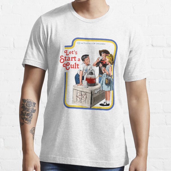 Vintage Child Game Tee Let's Start A Cult T-Shirt