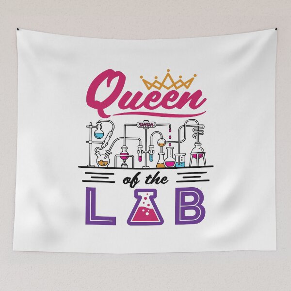 Item preview, Queen of the Lab Scientist Science Lab Technician designed and sold by jaygo.
