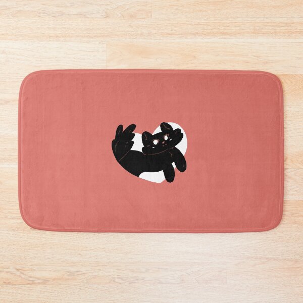 Item preview, black cat in heart designed and sold by kiloli.