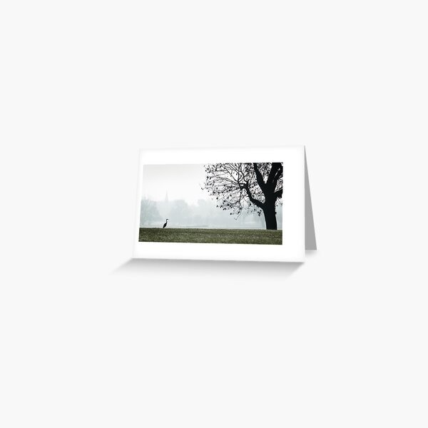 Heron on Westbridge Park Greeting Card