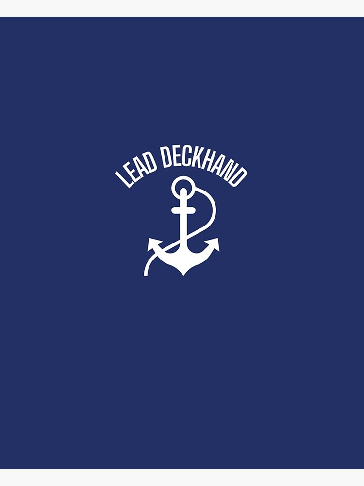 "Lead Deckhand Yachtie Graphic " Sticker for Sale by MIKEBOUTIQUE