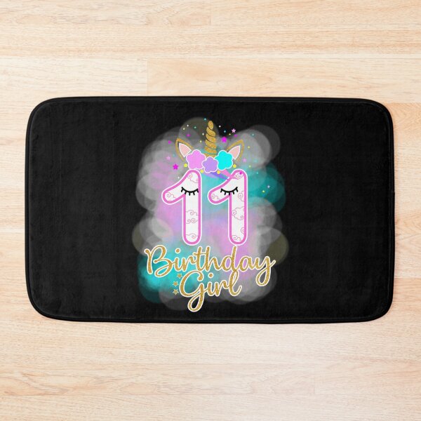 Item preview, 11th Unicorn Birthday girl eleven years old party designed and sold by Studio520.