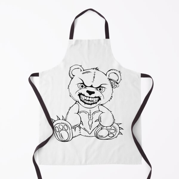 Item preview, Silhouette of a torn sewn up teddy bear with a broken heart in its paws designed and sold by Tsvet04ek.