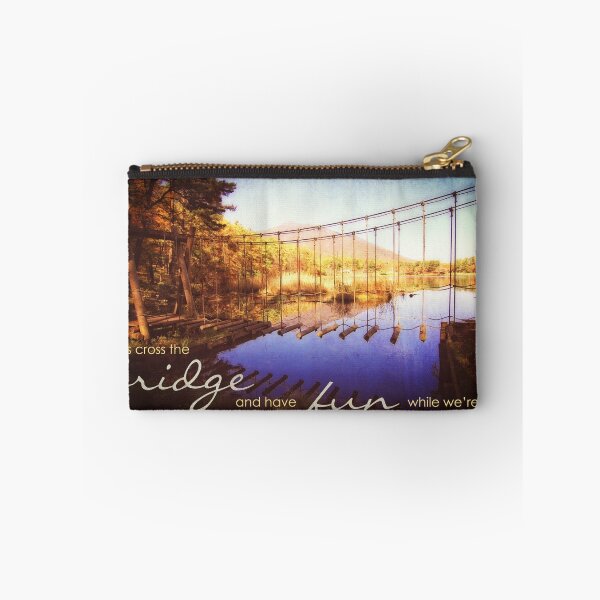 Item preview, Cross the Wooden Bridge While Having Fun designed and sold by Beverly Claire Kaiya.