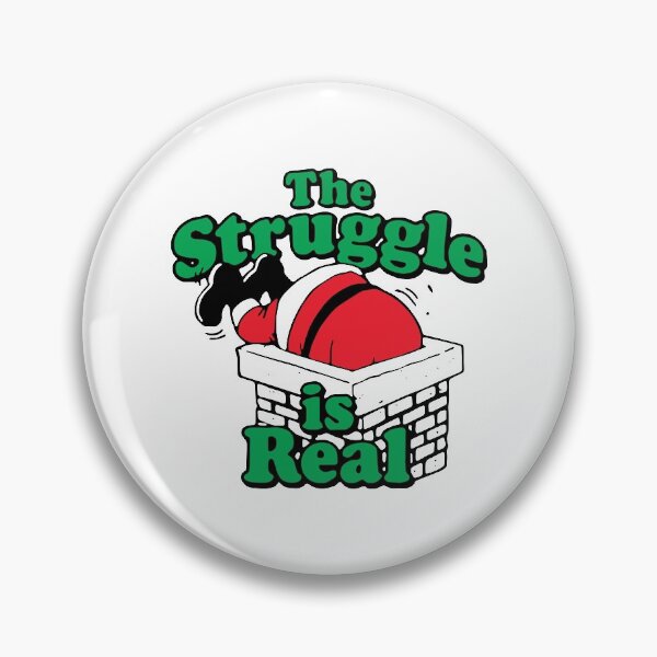 Item preview, Santa The Struggle Is Real Christmas designed and sold by Balll130.