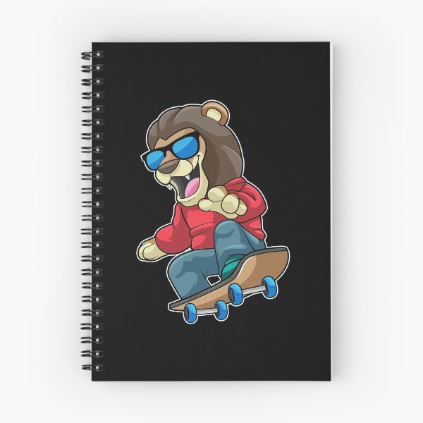 Item preview, Lion as Skater with Skateboard designed and sold by Snabdesign84.