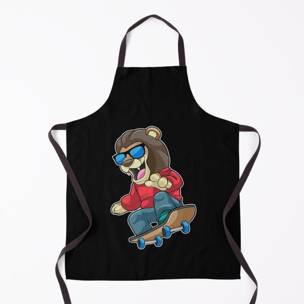 Item preview, Lion as Skater with Skateboard designed and sold by Snabdesign84.