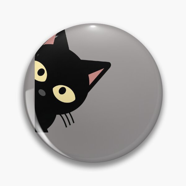 Item preview, Black Cat Peeking, I Saw That designed and sold by DiensDesign.
