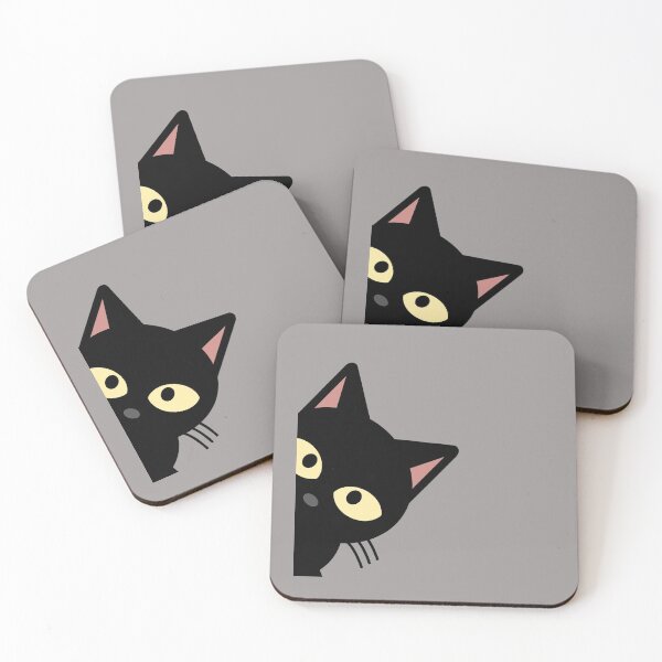 Item preview, Black Cat Peeking, I Saw That designed and sold by DiensDesign.
