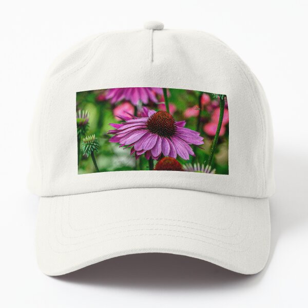 Lila Kegelblume Dad Hat