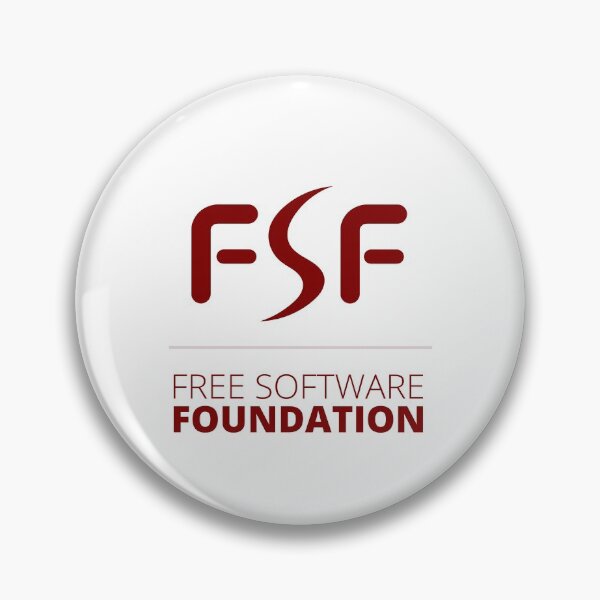 Item preview, Adesivo Free Software FOundation designed and sold by devolitalia.