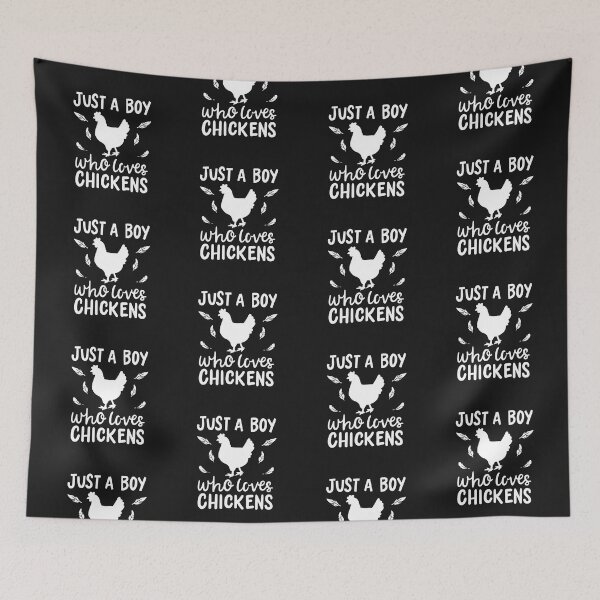 Item preview, Chicken Just A Boy Who Loves Chickens designed and sold by bambgood17.