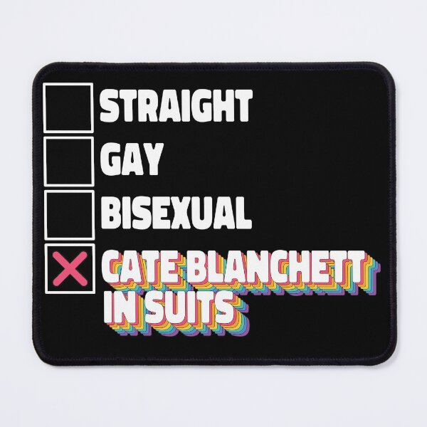 Item preview, Cate Blanchett In Suits Rainbow designed and sold by ColoredRatio.