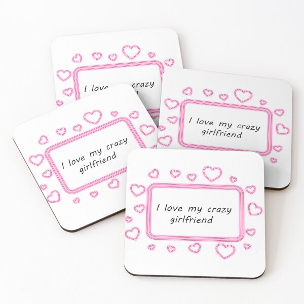 Item preview,  i love my crazy girlfriend cute romantic shirt gift for lovers  designed and sold by boujidi.