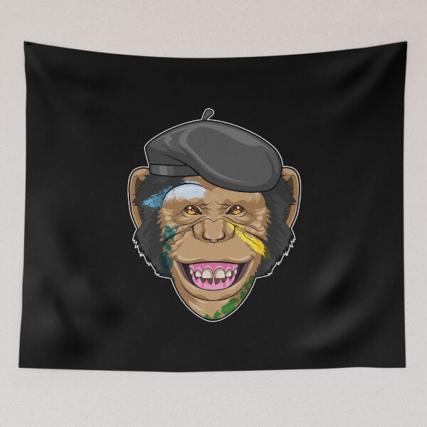Item preview, Monkey as Painter designed and sold by Snabdesign84.