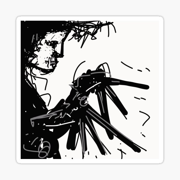 Edward Scissorhands Sticker