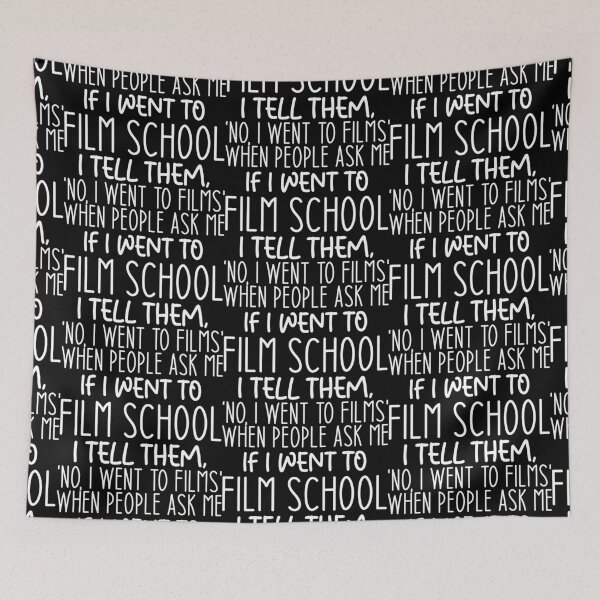Item preview, WHEN PEOPLE ASK ME IF I WENT TO FILM SCHOOL I TELL THEM, ‘NO, I WENT TO FILMS' - Filmmakers cinematographer Sarcastic Funny Hilarious Present For Mom, Dad , Girlfriend Or Boyfriend designed and sold by Aymanclothings.