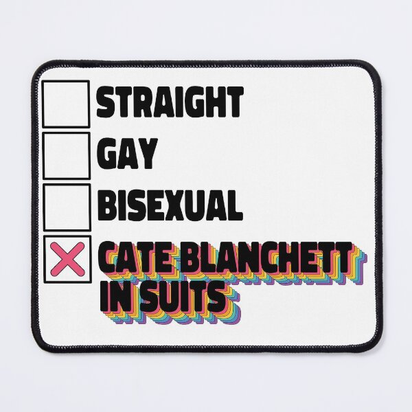 Item preview, Cate Blanchett In Suits Rainbow designed and sold by ColoredRatio.