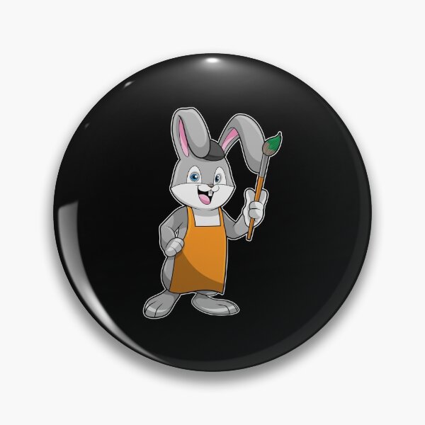 Item preview, Bunny as Painter with Paint brush designed and sold by Snabdesign84.