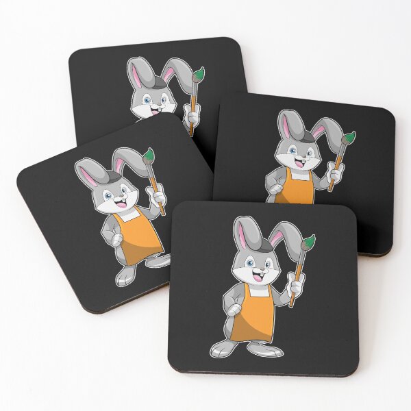 Item preview, Bunny as Painter with Paint brush designed and sold by Snabdesign84.