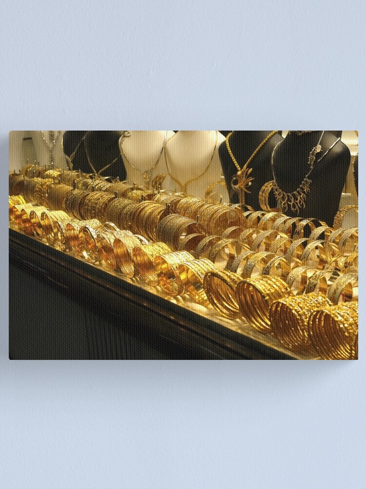 Alternate view of Gold, gold, gold! Canvas Print