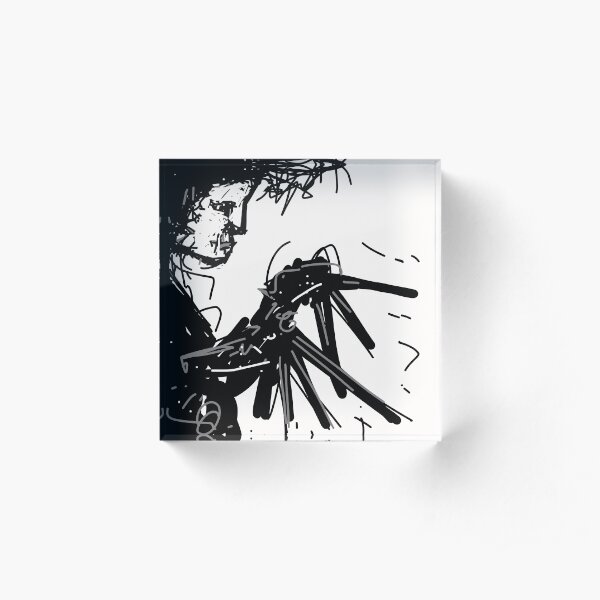 Edward Scissorhands Acrylic Block