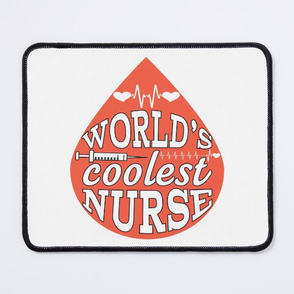 Item preview, World's Coolest Nurse - Blood Drop designed and sold by SewnMemories.