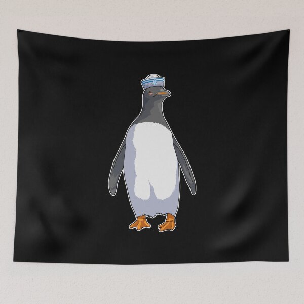 Aperçu de l'œuvre Penguin as Sailor with Hat créée et vendue par Snabdesign84.