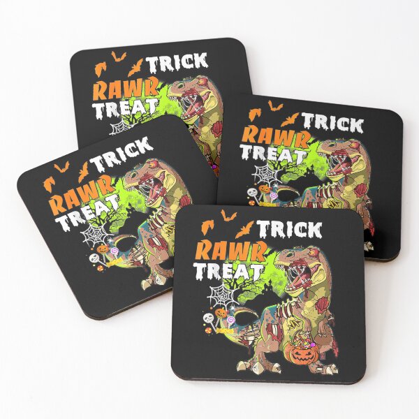 Item preview, Truco Rawr Treat Zombie T-rex Halloween designed and sold by Miciareter.