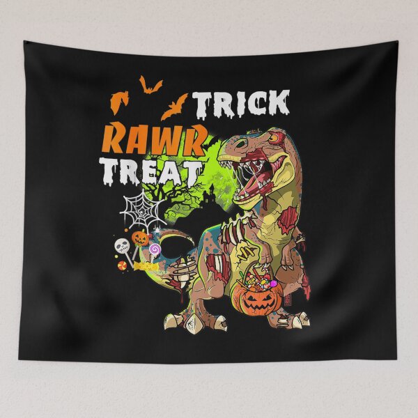 Item preview, Truco Rawr Treat Zombie T-rex Halloween designed and sold by Miciareter.