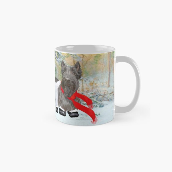 Westie and Scottie Wintertime Classic Mug