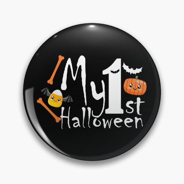 Item preview, My First Halloween with Cute Pumpkin And Candy Corn designed and sold by DAFIN.