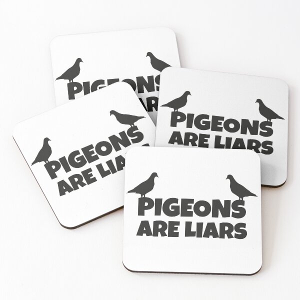 Item preview, Pigeons Are Liars designed and sold by BahiaStyle.