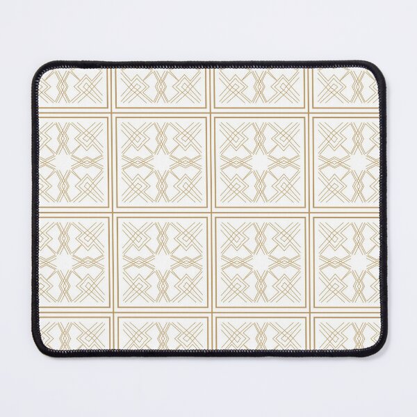 Item preview, Preppy Black and Golden Sqaure Pattern designed and sold by IamTrending.