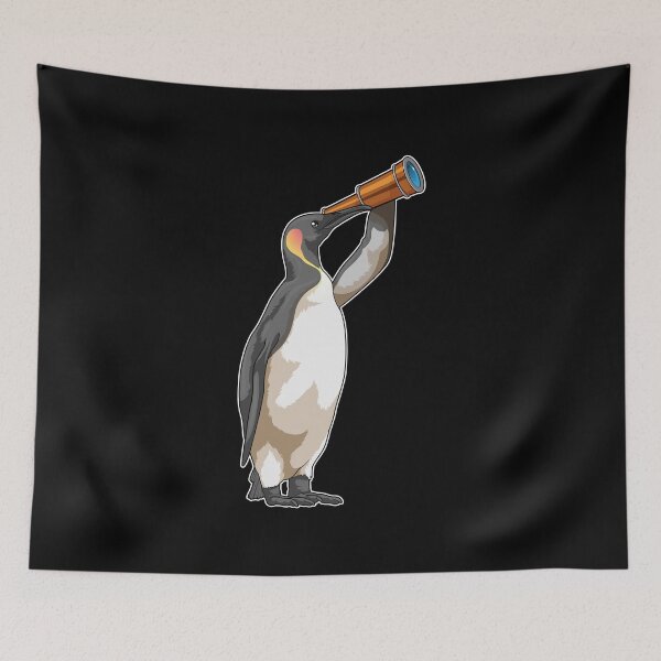 Item preview, Penguin with Telescope designed and sold by Snabdesign84.