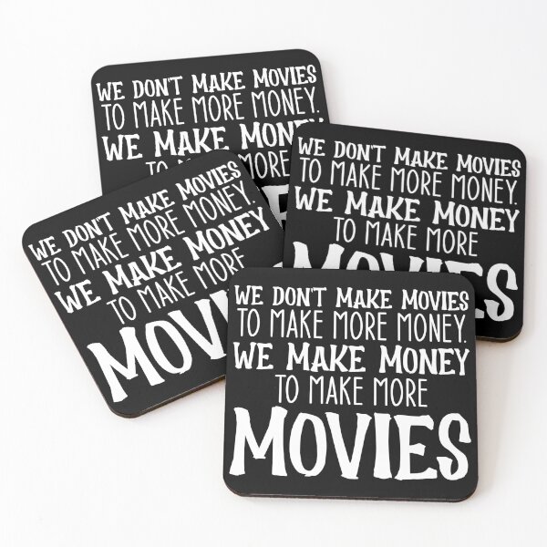 Item preview, WE DON’T MAKE MOVIES TO MAKE MORE MONEY. WE MAKE MONEY TO MAKE MORE MOVIES - Filmmakers cinematographer Sarcastic Funny Hilarious Present For Mom, Dad , Girlfriend Or Boyfriend designed and sold by Aymanclothings.