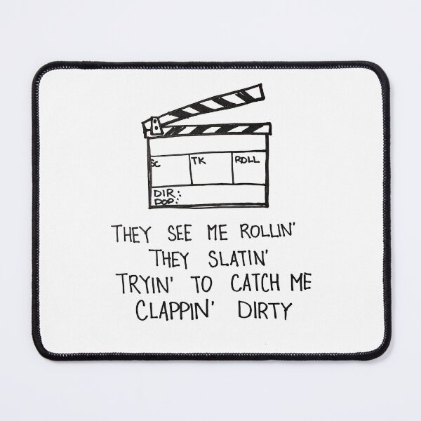 Item preview, Camera Assistant slate pun designed and sold by mindlessdoodles.
