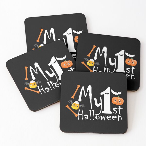 Item preview, My First Halloween with Cute Pumpkin And Candy Corn designed and sold by DAFIN.