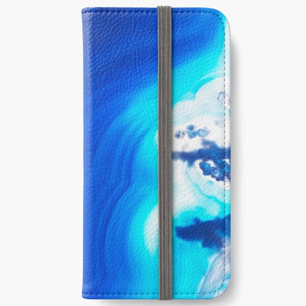 Blue Gemstone iPhone Wallet