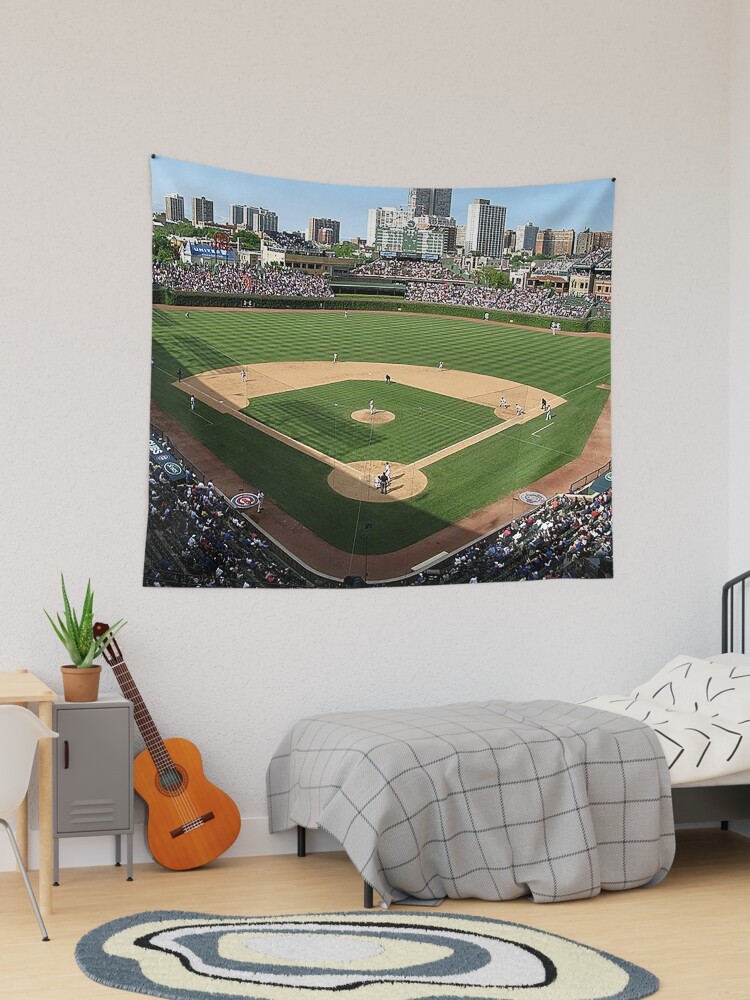 Wrigley Field, Chicago Baseball Stadium, Ivy Covered Wall, Bleacher Bums,  Waveland Ave,  Poster for Sale by Nostrathomas66